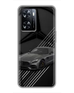 Чехол для OnePlus Nord N20 SE с картинкой «Mercedes AMG — графика»