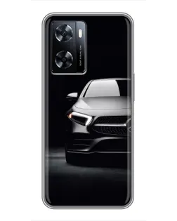 Чехол для OnePlus Nord N20 SE с картинкой «Свет фар Mercedes»