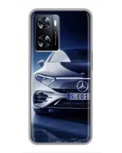 Чехол для OnePlus Nord N20 SE с картинкой «Mercedes EQ — будущее»