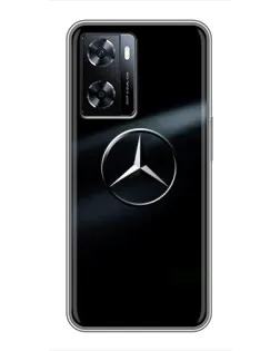 Чохол для OnePlus Nord N20 SE з картинкою «Mercedes на металі» Чохол для OnePlus Nord N20 SE з картинкою «Mercedes на металі»