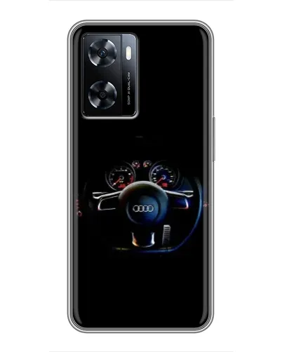 Чехол для OnePlus Nord N20 SE с картинкой «Салон Audi — руль»