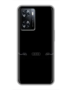 Чехол для OnePlus Nord N20 SE с картинкой «Audi — световой подпись» Чехол для OnePlus Nord N20 SE с картинкой «Audi — световой подпись»