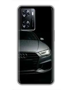 Чехол для OnePlus Nord N20 SE с картинкой «Audi — детализация кузова» Чехол для OnePlus Nord N20 SE с картинкой «Audi — детализация кузова»