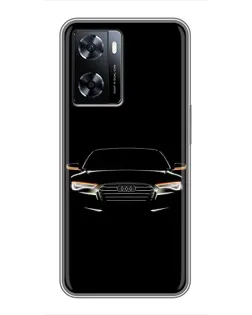 Чехол для OnePlus Nord N20 SE с картинкой «Audi — ночной контур»
