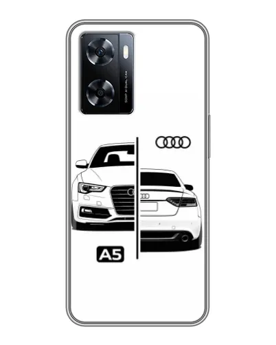 Чехол для OnePlus Nord N20 SE с картинкой «Audi — контрастный дизайн»
