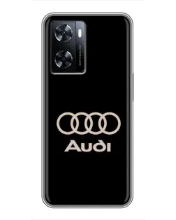 Чехол для OnePlus Nord N20 SE с картинкой «Audi — золотой логотип»