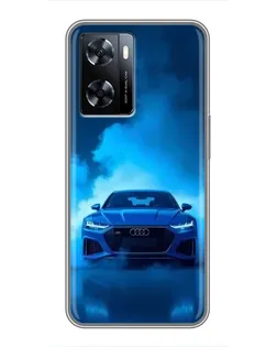 Чехол для OnePlus Nord N20 SE с картинкой «Audi — голубая энергия»