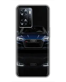 Чехол для OnePlus Nord N20 SE с картинкой «Audi — ночное отражение»