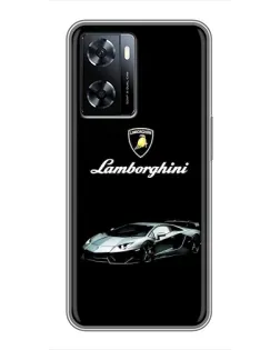 Чехол для OnePlus Nord N20 SE с картинкой «Логотип Lamborghini классика»
