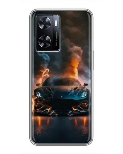 Чехол для OnePlus Nord N20 SE с картинкой «Lamborghini дымная эстетика»