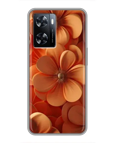 Чехол для OnePlus Nord N20 SE с картинкой «Оранжевый макро цветок»