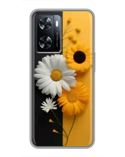 Чехол для OnePlus Nord N20 SE с картинкой «Подсолнух и ромашка»