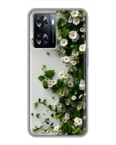 Чехол для OnePlus Nord N20 SE с картинкой «Ветка мелких белых цветов»