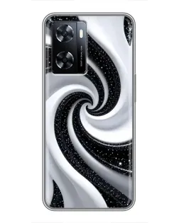Чехол для OnePlus Nord N20 SE с картинкой «Черно-белая спираль» Чехол для OnePlus Nord N20 SE с картинкой «Черно-белая спираль»