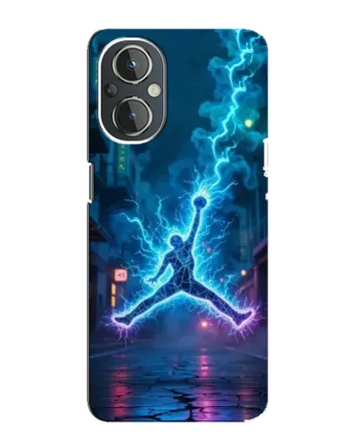 Чехол для OnePlus Nord N20 с картинкой «Jordan Gold Jumpman»