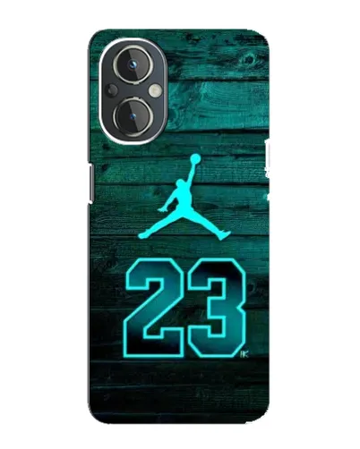 Чехол для OnePlus Nord N20 с картинкой «Jordan Cyan 23»