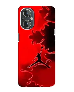 Чехол для OnePlus Nord N20 с картинкой «Jordan Red Smoke»
