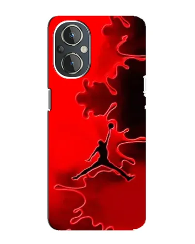 Чехол для OnePlus Nord N20 с картинкой «Jordan Red Smoke»