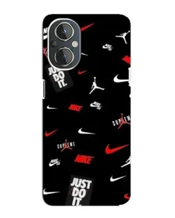 Чехол для OnePlus Nord N20 с картинкой «Nike Mix Pattern»