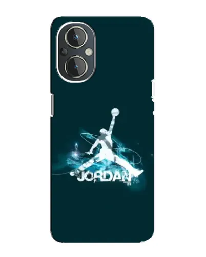 Чехол для OnePlus Nord N20 с картинкой «Jordan Blue Fire»