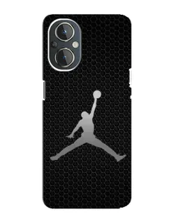 Чехол для OnePlus Nord N20 с картинкой «Jordan Dark Carbon»