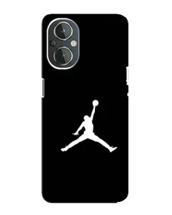 Чехол для OnePlus Nord N20 с картинкой «Jordan Silhouette»