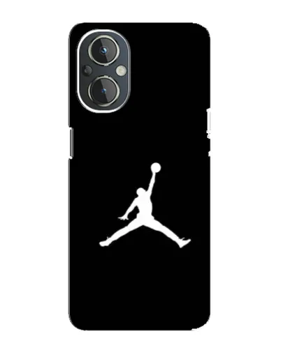 Чехол для OnePlus Nord N20 с картинкой «Jordan Silhouette»