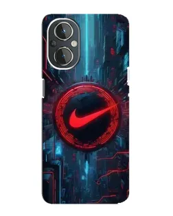 Чохол для OnePlus Nord N20 з картинкою «Техногенний стиль Nike»