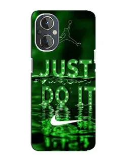 Чохол для OnePlus Nord N20 з картинкою «Зелений неоновий Nike»