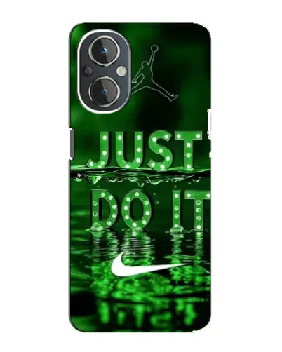 Чохол для OnePlus Nord N20 з картинкою «Зелений неоновий Nike»