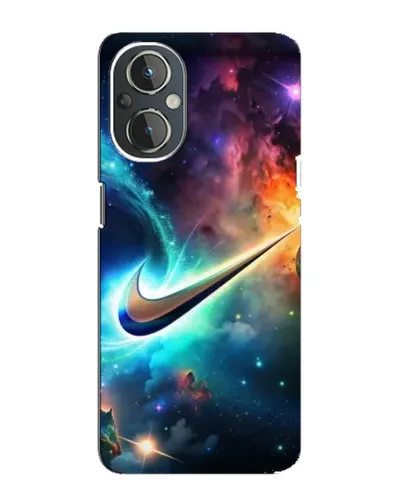 Чохол для OnePlus Nord N20 з картинкою «Космічний Nike Swoosh»