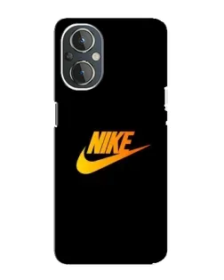 Чохол для OnePlus Nord N20 з картинкою «Золотий логотип Nike»