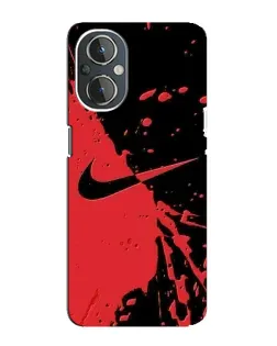 Чохол для OnePlus Nord N20 з картинкою «Червоні бризки Nike»