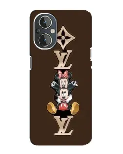 Чехол для OnePlus Nord N20 с картинкой «LV и Микки Маус»