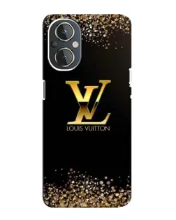Чехол для OnePlus Nord N20 с картинкой «LV — золотые искры»