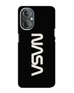 Чохол для OnePlus Nord N20 з картинкою «NASA — вертикальний логотип»