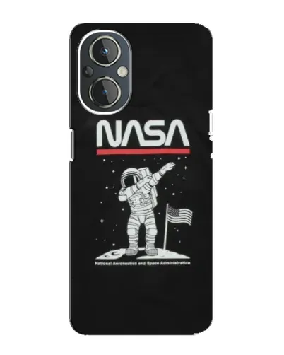 Чохол для OnePlus Nord N20 з картинкою «NASA — крокуємо по Місяцю»