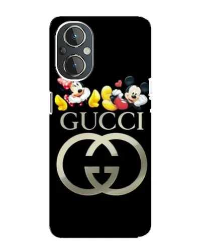 Чехол для OnePlus Nord N20 с картинкой «Gucci — герои Disney»