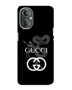 Чехол для OnePlus Nord N20 с картинкой «Gucci — серебряная змея»