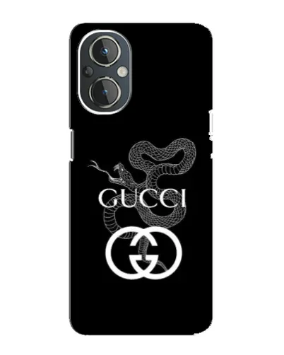 Чехол для OnePlus Nord N20 с картинкой «Gucci — серебряная змея»