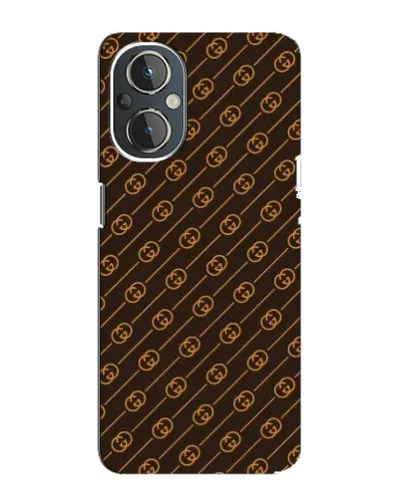 Чехол для OnePlus Nord N20 с картинкой «Gucci — золотые диагонали»