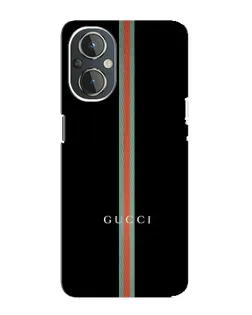 Чехол для OnePlus Nord N20 с картинкой «Gucci — строгая линия»