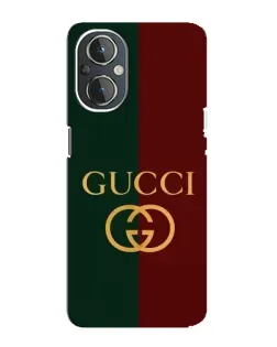 Чехол для OnePlus Nord N20 с картинкой «Gucci — темно-зеленый градиент»