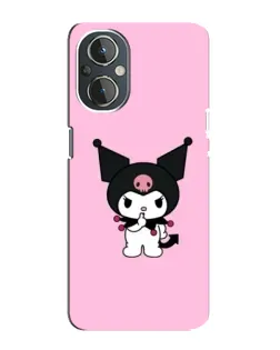 Чехол для OnePlus Nord N20 с картинкой «Kuromi — розовая нежность»