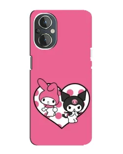 Чехол для OnePlus Nord N20 с картинкой «Kuromi и My Melody»