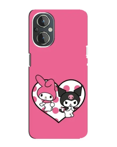 Чехол для OnePlus Nord N20 с картинкой «Kuromi и My Melody»