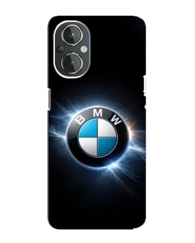 Чехол для OnePlus Nord N20 с картинкой «BMW — неоновое сияние»