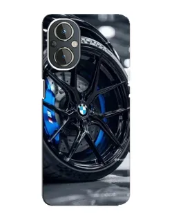 Чехол для OnePlus Nord N20 с картинкой «Колесо BMW вблизи»