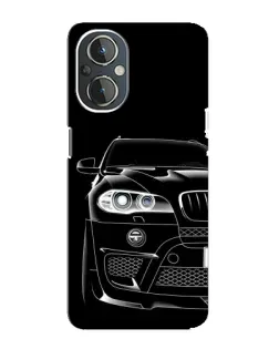 Чехол для OnePlus Nord N20 с картинкой «Темный силуэт BMW»