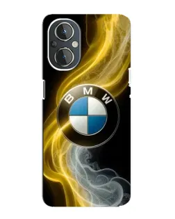 Чехол для OnePlus Nord N20 с картинкой «Золотистый дым BMW»